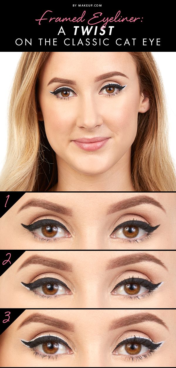 Maquillage De Yeux Ce Tutoriel Met Une Touche D Oeil De Chat Classique Cet Eye Liner Encadre Est Makeup Jet Home Of Beauty Inspiration