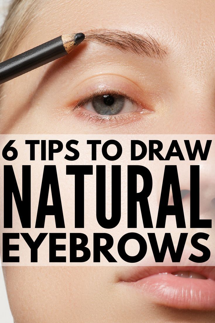 Makeup Tips How to Draw Eyebrows Naturally EASY! 6 step by step