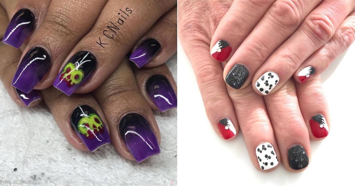 3. Disney Villains Nail Art - wide 2